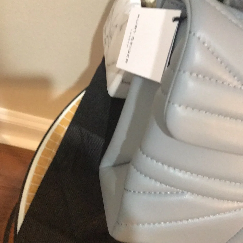 kurt Geiger London Kensington Leather Chain Strap Bag - Picture 14 of 17